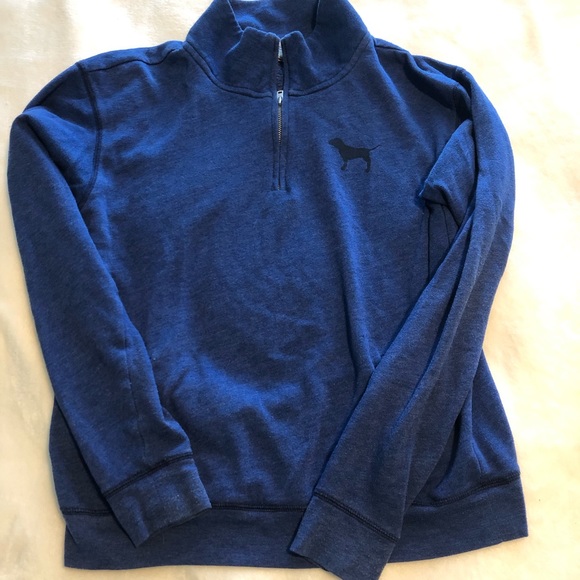 PINK Victoria's Secret Tops - Blue Quarter Zip (VS PINK) PINK Victoria's Secret Tops - Blue Quarter Zip (VS PINK)